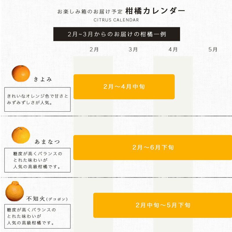 【本州内●送料無料】【春季限定】春かんきつお楽しみ箱【贈答用(特選品)】5kg(3～4種類の春みかん詰め合せ)_10