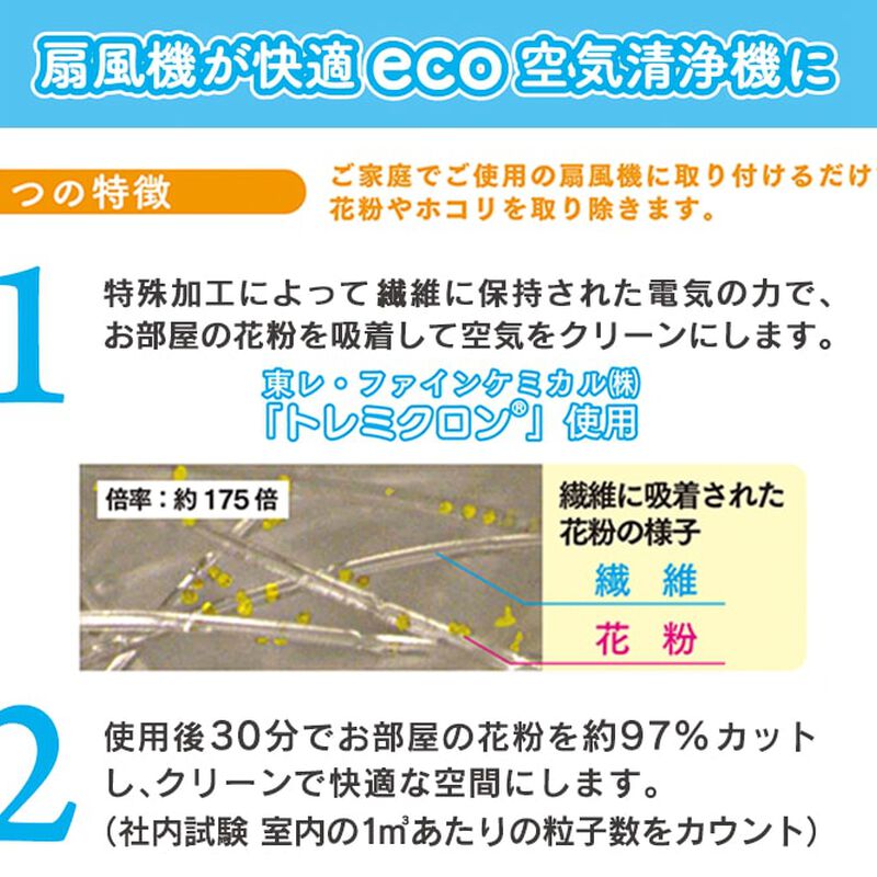 魔法の帯電吸着力　ダストール３枚セット（１枚入×３箱）　空気清浄フィルター　【サンロード】_03