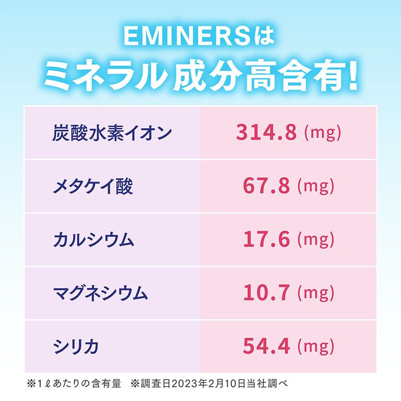 飲む天然美温泉水　抗酸化ミネラルウォーター　EMINERS（エミネラス）　１ケース（500ml×24本入）　【ジェイオール】_06